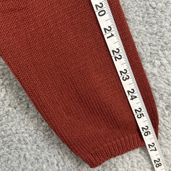 RD Style Plus Size Women’s V-Neck Sweater Rust Brown Size XXL NWT Fall Winter - Picture 5 of 7